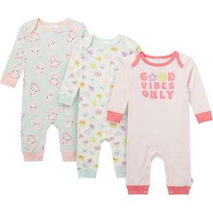 Onesies Brand unisex-baby 3-pack Cotton Romper(Good Vibes)