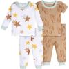 Onesies Brand unisex-baby Unisex Baby Snug Fit 4-piece Pajama Set(Dogs)