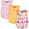 Onesies Brand baby-girls 3-pack Romper(Fox)