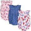 Onesies Brand baby-girls 3-pack Romper(Strawberries)