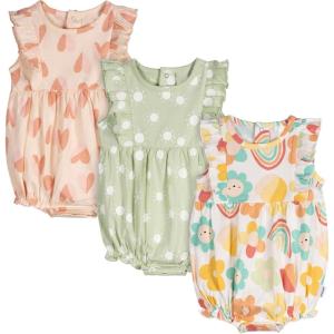 Onesies Brand baby-girls 3-pack Romper(Garden)