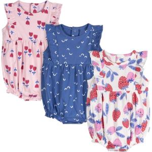 Onesies Brand baby-girls 3-pack Romper(Strawberries)