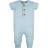 2-Pack Baby Boys Camo & Blue Short Sleeve Rompers