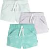 Onesies Brand Baby 3-Pack Knit Shorts(Smiley Faces)
