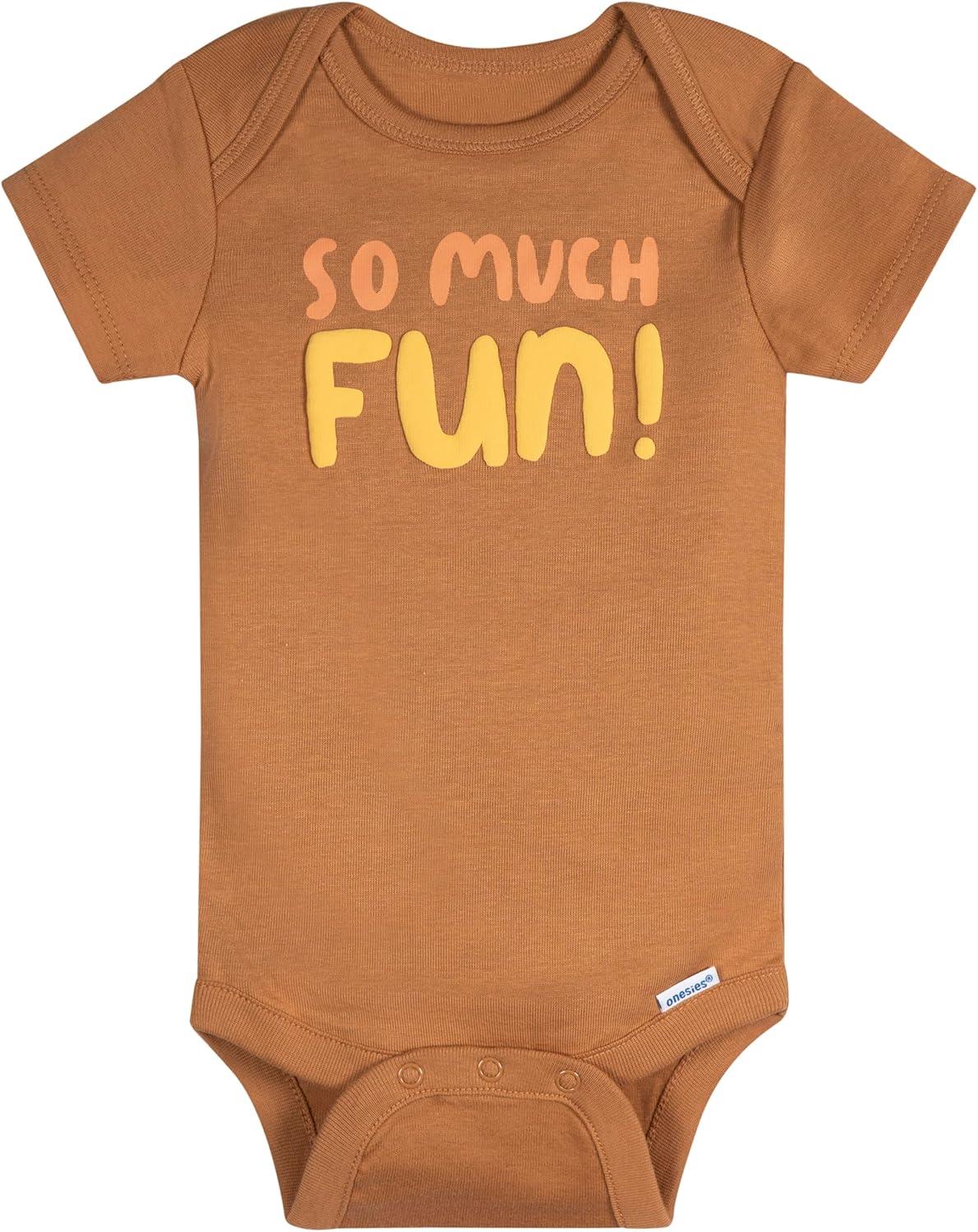 imageOnesies Brand Baby 8pack Short Sleeve Mix amp Match BodysuitsCool Kids