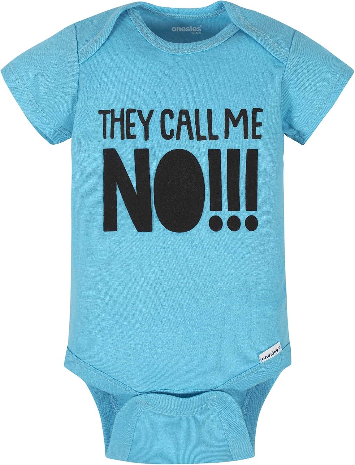 imageOnesies Brand Baby 8pack Short Sleeve Mix amp Match BodysuitsGrey Funny