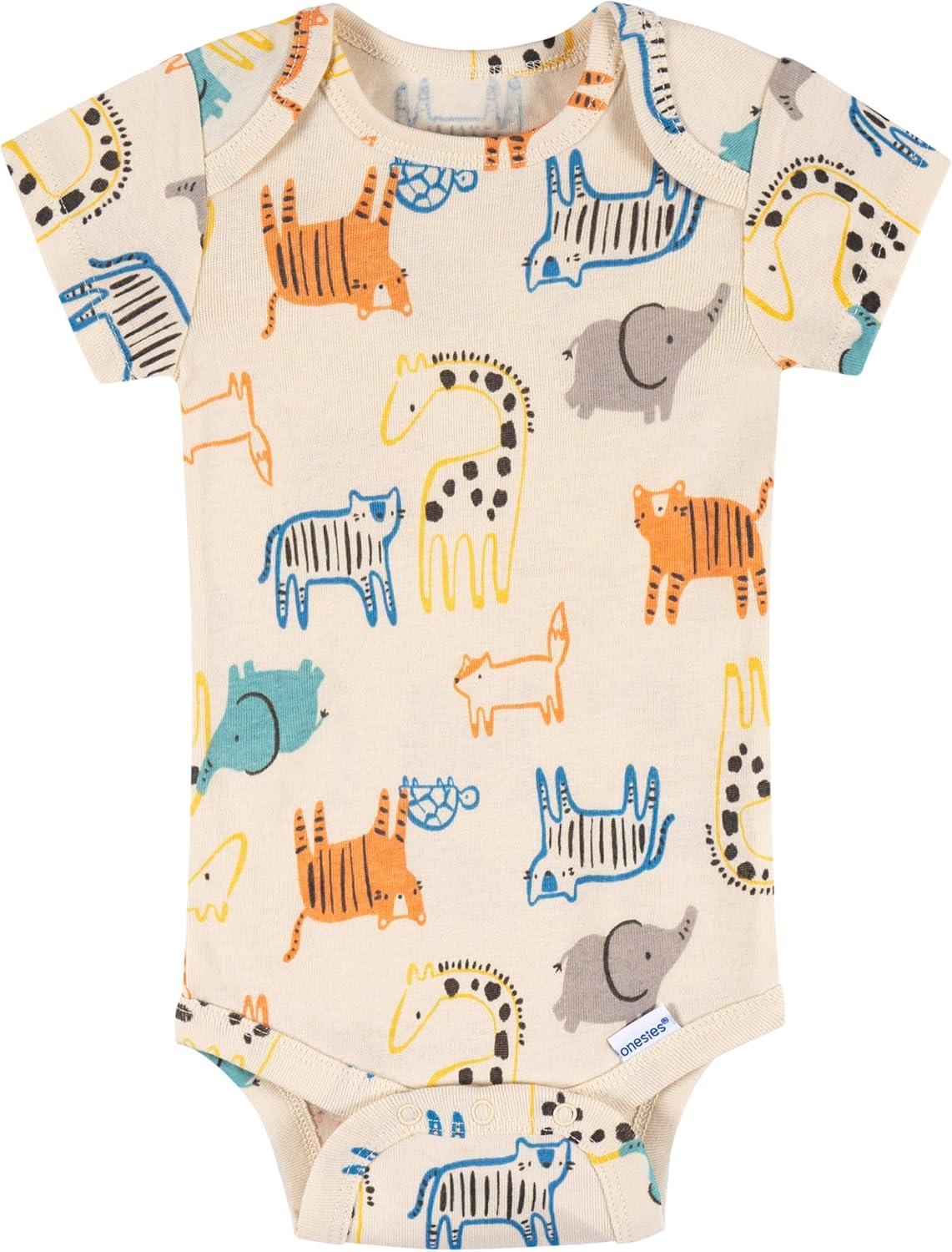imageOnesies Brand Baby 8pack Short Sleeve Mix amp Match BodysuitsHello Naptime
