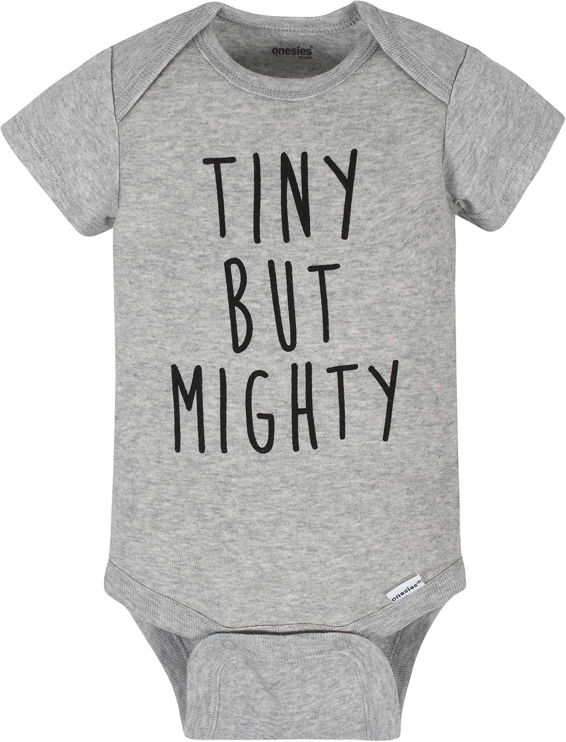imageOnesies Brand Baby 8pack Short Sleeve Mix amp Match BodysuitsWhite Elephant