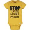 Onesies Brand Baby 8-pack Short Sleeve Mix & Match Bodysuits(Grey Funny)