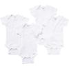 Onesies Brand Baby 8-pack Short Sleeve Mix & Match Bodysuits(White Short & Long Sleeve)