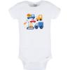 Onesies Brand Baby Boys’ 8-pack Short Sleeve Mix & Match Bodysuits(Truck)