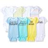 Onesies Brand Baby 8-pack Short Sleeve Mix & Match Bodysuits(Inspiration Clouds)