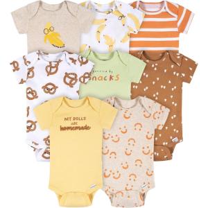 Onesies Brand Baby 8-pack Short Sleeve Mix & Match Bodysuits(Peeling Good)