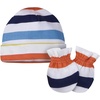 Onesies Brand Baby 12 Piece Cap and Mitten Set(Stripe)