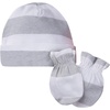 Onesies Brand Baby 12 Piece Cap and Mitten Set(Stripe)