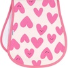 Onesies Brand, Unisex Baby 4-Pack Super Soft Absorbent Cotton Burp Cloths, Hearts & Flowers(Hearts & Flowers)