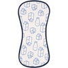 Onesies Brand, Unisex Baby 4-Pack Super Soft Absorbent Cotton Burp Cloths, Hearts & Flowers(Movie Night)