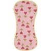 Onesies Brand, Unisex Baby 4-Pack Super Soft Absorbent Cotton Burp Cloths, Hearts & Flowers(Nature)