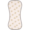 Onesies Brand, Unisex Baby 4-Pack Super Soft Absorbent Cotton Burp Cloths, Hearts & Flowers(Sushi)